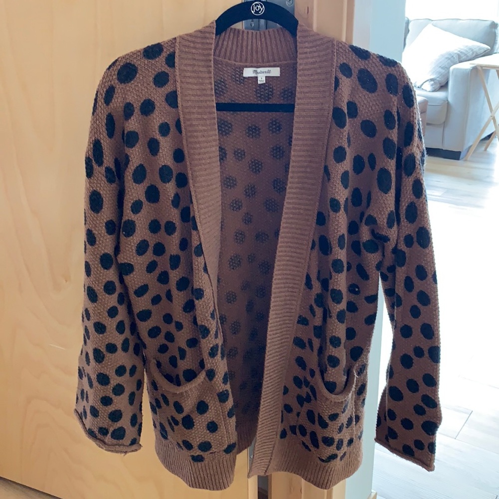 Leopard print cardigan